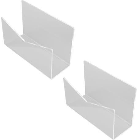 Durchsichtiger Briefhalter aus Acryl für den Schreibtisch – Selbststehendes Design – für Briefe, Visitenkarten, Notizblöcke, Rechnungen – Stilvoll und Praktisch – Perfekte