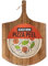 Chef Pomodoro Pelle à pizza en Acacia de pelle à pizza en bois de pelle à pizza en bois faite maison, pelle à pizza avec poignée, accessoires pour four à pizza, spatule gourmet (41 cm)