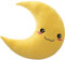 TOPLITHE Mond Kuscheltiere, Cartoon Mondförmiges Gefülltes Kuschelkissen Flauschiges Plüschtier for Jungen Mädchen Nickerchen Geschenk Heimdekoration(Color:Yellow,Size:40CM/15.7IN)