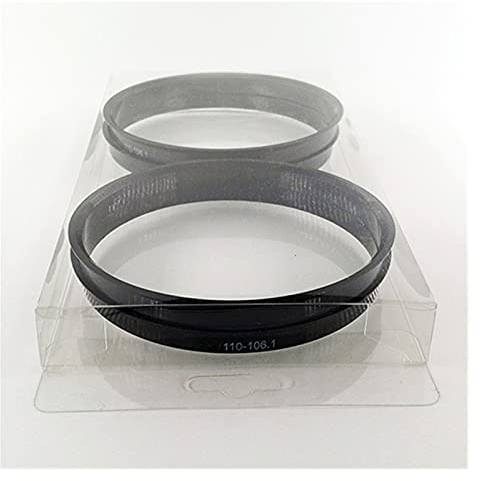 Zentrierringe,Radnaben-Zentrierringe 70.1-63.4mm 20 stücke schwarz kunststoff rad nub zentral ring benutzerdefinierte größe verfügbar rad randteile zubehör axt(Blister package)