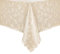Romanstile Mantel de hule lavable, 140 x 180 cm, color beige, rectangular, 350 g/m², con flores, de plástico, impermeable, resistente a la intemperie, resistente, para fiestas, exteriores, Navidad,