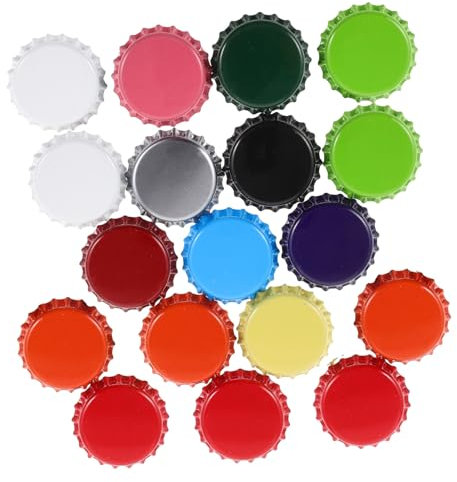 DIYEAH Puzzle De Capsules De Bière Artisanale - 60 Capsules À Pois Recto Verso Pour Décoration Dintérieur