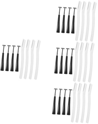 Healeved 16ensembles Rasoir à Sourcils Style De Kits Outil De Tonte Pour Épilations Faciales Et Détails Portable Et Léger Pour Voyage Élimination Précise Des Poils Indésirables