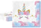 MORAINJAY 20 Pièces Violet Serviettes en Papier Vaisselle Anniversaire à Thème Licorne pour Filles,33x33cm Tissues Idéal pour Fêtes d'Enfants,Table Décoration Joyeuse -16 Invités