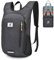 SKYSPER Faltbarer Rucksack 15L, Ultraleicht Wanderrucksack Kleiner Rucksack Reiserucksack für Wandern Reisen Radfahren
