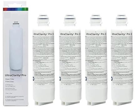 Kühlschrank-Wasserfilter, Kompatibel Mit Bosch, 11025825 Ultra Clarity Pro 12028325 BORPLFTR50, Kompatibel Mit Kühlschrank-Wasserfilter-Zubehör.(4 pcs)