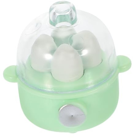 Sosoport Miniaturer Eierkocher Für Puppenhaus Kompakte Mini-küchengeräte Robustes Puppenhaus Zubehör Aus Pp Für Junge Mädchen Realistisches Szenenmodell Ergänzung Für Spielküchen