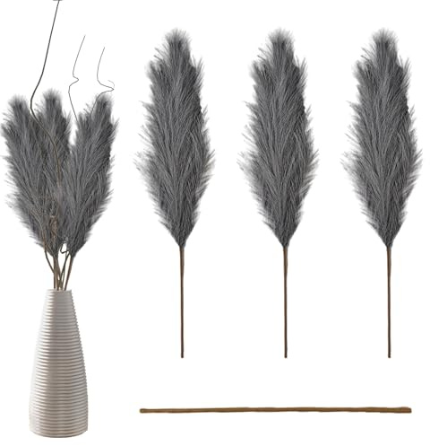 yztju Bouquet d' de Pampas Artificiel - 110 cm de Haut - Décoration Florale Rustique bohème pour Mariage, Remise de diplôme, Maison de cœur, Salon, Exposition Artisanale