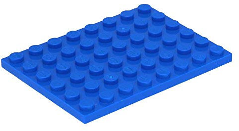 Desconocido Lego® Plate 6 x 8 Blue