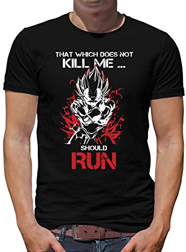 TShirt-People Vegeta Kill me T-Shirt Herren Goku Dragon Master Son Ball 4XL Schwarz