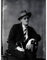 Artery8 Abbott Portrait James Joyce Schriftsteller sitzend Ungerahmter Leinwanddruck 30x40 cm