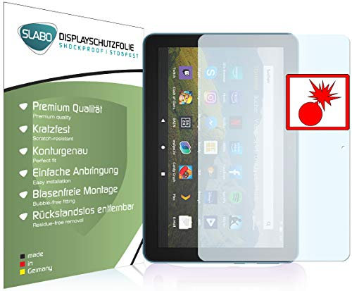 Slabo 2 x Pellicola Protettiva di Schermo Alta Protezione per Amazon Fire HD 8 Tablet (2020) | HD 8 Plus Tablet (2020) Shockproof Antirottura