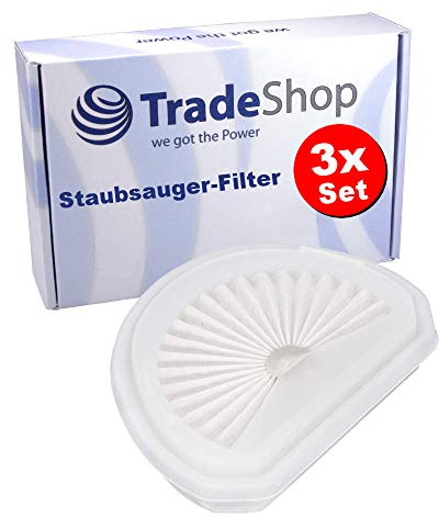 Trade-Shop 3X Staubsauger-Filter passend für Black & Decker Dustbuster DVA315J, DVA315JBHPC, DVA315JF, DVA320J Staubsauger; Ersatzfilter