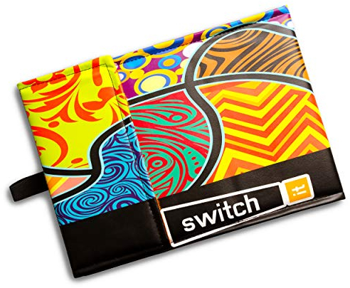 Switch it Tasche für 10 Garnituren Wechselbrillenbügel - auch geeignet für die Aufbewahrung von z.B. Stricknadeln und Häkelnadeln