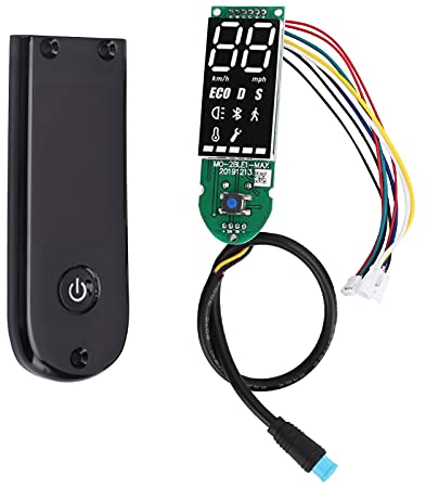 Alomejor E Scooter Bluetooth Platine + Armaturenbrettabdeckung mit Digitalanzeige, Digitalanzeige Armaturenbrett Set für Ninebot G30 Elektroroller