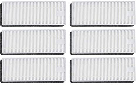ZRF Accessoires de rechange pour aspirateur robot Hosome V701S – Lot de 6 filtres Hepa