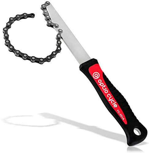 Chiave Pacco Pignoni Optio Cycle Chiave a Catena Bici | Chiave Per Pacco Pignoni | Frusta Cassetta Pignoni | Kit Pignone Bici | Chiave a Catena | Chiave Ruota Libera | Estrattore Pignone Bici