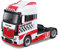 Bburago B18-32201 1:43 Street Fire HAULERS Custom CABS MB ACTROS GIGASPACE RED, Verschiedene Designs und Farben