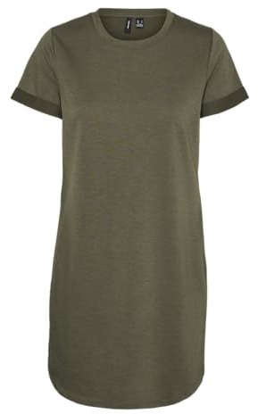 VERO MODA Damen Vmsashamilla Ss Sweat Dress Noos Kleid