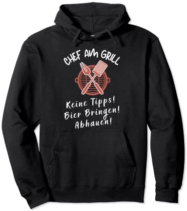 BBQ Grill Auftragsgriller Smoker Ja ich Grill Zubehör lustig Pullover Hoodie