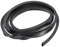 sourcing map U Kanal Randstreifen 4.9ft Länge Gummi Schutz Dichtung Streifen Kante Beschützer Flach Passt für 3.5-4mm Kante (9/32 B x 7/16 H) Schwarz