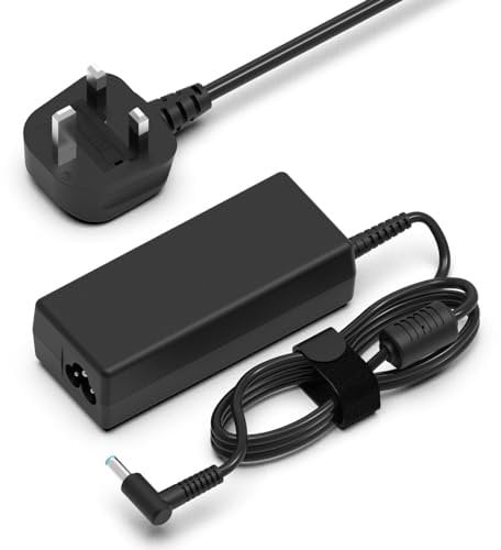 65W HP Laptop Charger - AC Adapter for HP Pavilion, EliteBook, Envy, Spectre, Chromebook, ProBook, Stream, 250 G6, 255 G7 and More (4.5 x 3mm)