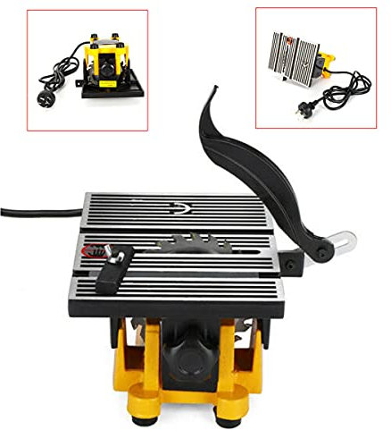 DIY Woodworking Bench Tool - Mini Table Saw Portable Table Top Saw Router Table 4500rpm | Compact Cutting Machine 7.48x5.59x4.57