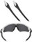 EZReplace Branches de rechange noires pour lunettes de soleil Oakley Radar EV Path/Radar EV Pitch/Radar EV Path Asian Fit, gris, Taille unique