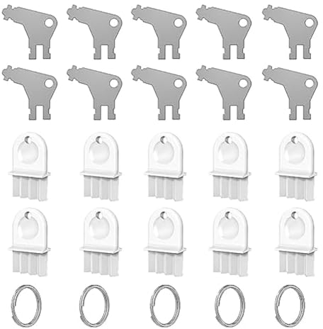Papierhandtuchspenderschlüssel, 20 Stück, Toilettenpapierspender, Papierspender, Schlüssel, Universal-Ersatzschlüssel, Papierrollenwerkzeuge, einfach zu bedienen