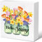 Frühlingsdekor Bauernhaus Hello Spring Holzschild Home Schreibtisch Tischplatte Regal Dekor Floral Frühling Dekorationen 12,7 x 12,7 cm