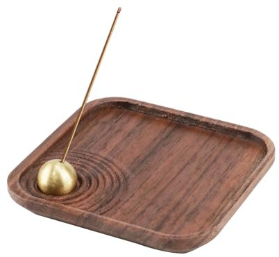 Quemador De Incienso, Magnética Porta Incienso, Ángulo Ajustable Soporte Incienso, Inciensario con Bandeja De Recogida De Cenizas, Porta Incienso para Decoración del Hogar, Meditación Y Yoga