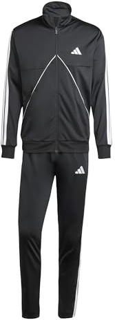 adidas Men's SPORTSWEAR TRICOT TIRO INSPPIRED TRACKSUIT, black, L