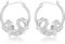 Drachen Ohrring 925 Sterling Silber Drache Creolen Ohrringe Gotik Punk Tier Ohrringe Drachen Schmuck Geschenke Weihnachts für Damen Herren Mädchen