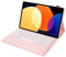 Custodia con Tastiera per Honor Pad 9 12 Pollici, Tastiera Bluetooth Rimovibile con Cover Posteriore in Morbido TPU,Rosa