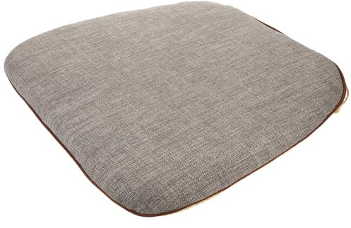 DOITOOL Stuhlkissen Aus Baumwolle Und Leinen Mit Schwammmaterial Für Esszimmerstuhl Befestigbar Mit Gurt Langlebig Und Bequem Für Lange Sitzzeiten