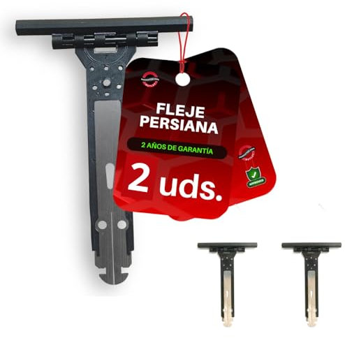 Lot de 2 bandes de volet roulant de 15,5 cm | Supports pour sangles de volet roulant en aluminium et PVC | Acier inoxydable et nylon gris | Bande de sécurité pour union des lamelles de volet roulant