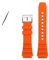 NBCNZCTSAS Bracelet de montre en caoutchouc de Silicone adapté for SEIKO NO.5 Prospex SRPD63K1 SRPD79 SRPE31 20mm 22mm noir vert rouge Orange bleu bracelet de montre for hommes(Orange-S pin,22mm)