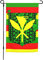 Drapeau de jardin hawaïen natif Kanaka Maoli 12 x 18 pouces, bannière de jardin double face, petite décoration