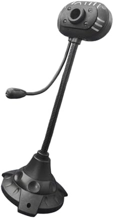 Webcam USB haute rotation à 360 degrés avec microphones intégrés pour PC et ordinateur portable