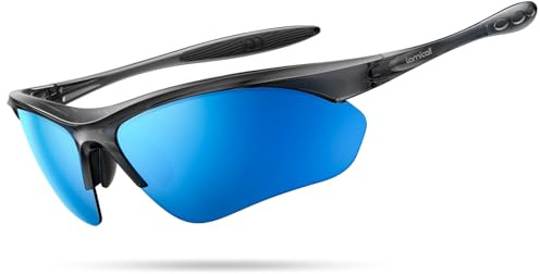 Lamicall 2026 Polarized Sports Sunglasses for Men Women - [22g Ultra-Light] UV400 Protection Glasses for Cycling Driving Running Golf Hiking Ski with TR90 Frame, Adjustable Nose Pad & Bendable Temples