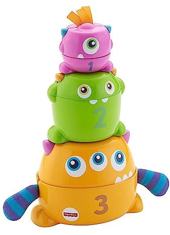Mattel Fisher-Price FNV36 Bunte Stapelspaß-Monster