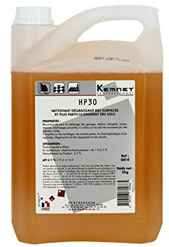 Produits nettoyage - Produit ménager entretien maison - nettoyant vitre - nettoyant four - graisse alimentaire - degraissant cuisine - Nettoyant dégraissant alcalin - HP30 - Bidon de 5L
