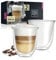 Moritz & Moritz Barista Napoli 2 x 250 ml Cappuccino Gläser Doppelwandig – Doppelwandige Gläser für Kaffee, Tee oder Dessert - Spülmaschinengeeignet
