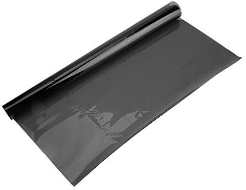 KIMISS Car Window Tint Film Kit Sun Window Film Window Tinting Film For Car Black Window Tint Film Car 50 * 100cm PVC Glass Film for Smooth Surfaces (Transmittance 35%)