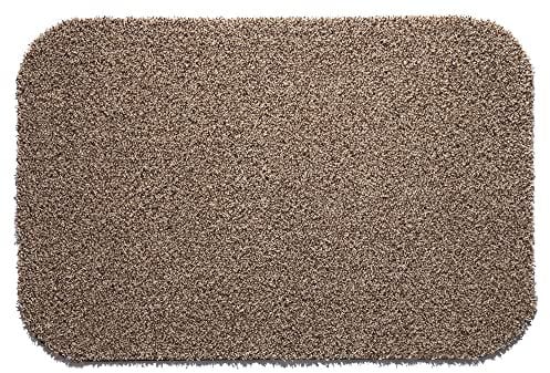 Easylife Dirt Trapper Indoor Door Mat (Linen) Super Absorbent Machine Washable Door Mat with Non-Slip Rubber Backing, Waterproof for Front & Back Doors (80x150cm) - Fully Guaranteed