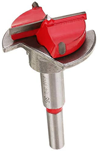 Set de forets Forstner Ø15/20/25/30/35 mm Forets à bois avec queue ronde Fraises pour trou de charnière d'armoire avec réglage de la profondeur