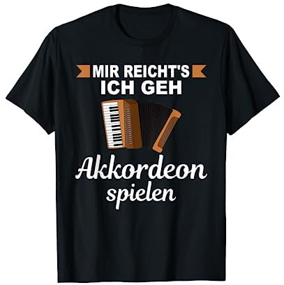 Akkordeonspieler Akkordeonist Handharmonika Musik Akkordeon T-Shirt