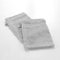 Douceur d'Intérieur, 2 Gants de Toilette (15 x 21 cm) Tendresse Gris Perle, Eponge Unie
