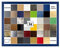 Colorello Deluxe Puzzlerahmen 50x70 cm Bilderrahmen Blau Ozeanblau Hintergrund Weiss Antireflex Kunstglas