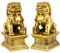 Artibetter 2st Chinesisches Feng Fu FOO Hunde Statuen Chinesische Fengshui-Figur Baumspitze Aus Metall Löwenstatue Fengshui-tierfigur Feng-Shui-dekor Harz Büro Buddha-Statue Chinesischer Stil